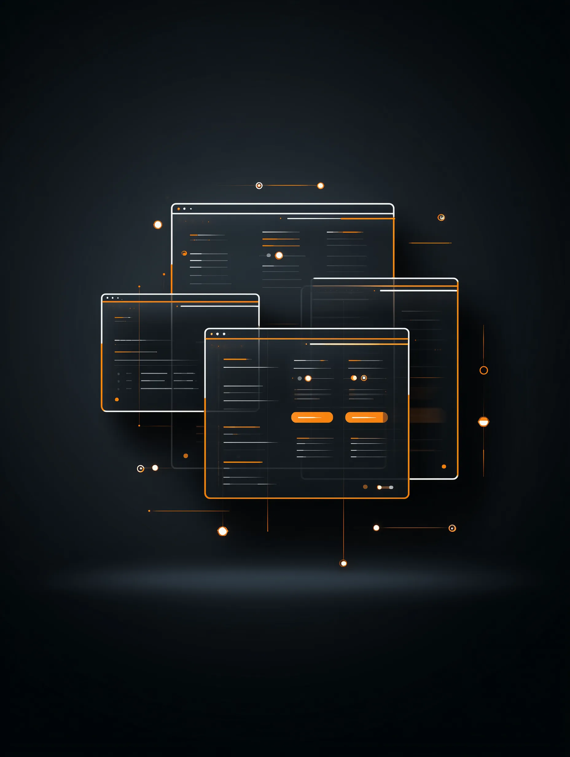 Website browser windows preview